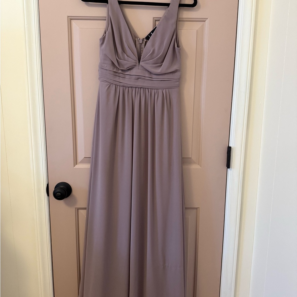 Lavender Bridesmaid Gown